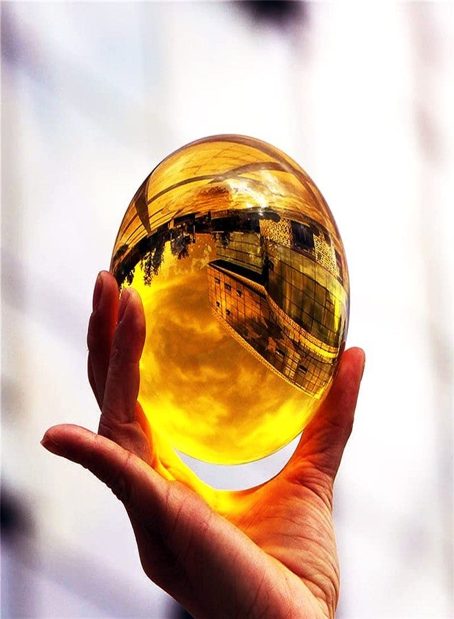 DSJUGGLING 76mm Golden/Honey Color Acrylic Contact Juggling Ball - Approx. 3 inch - Image 4